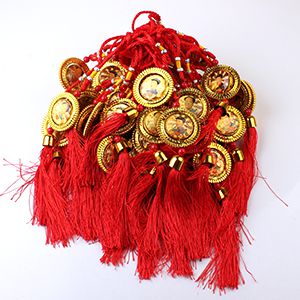 Lace round rotate frame Chinese knot - 이미지 3
