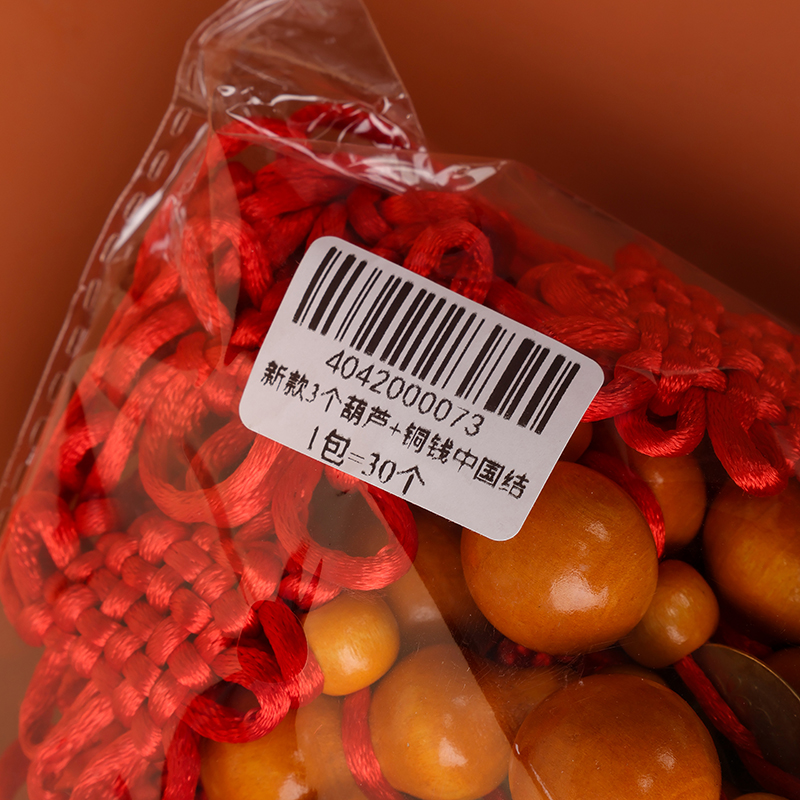 New 3 gourd copper Chinese knot