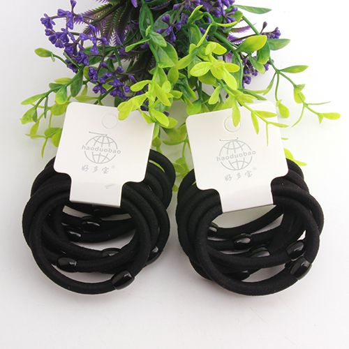 New Eight-Strand High Elastic Pearl Hair Ties