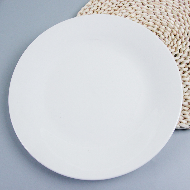 White 10-inch flat plate (mixed grade I and II)