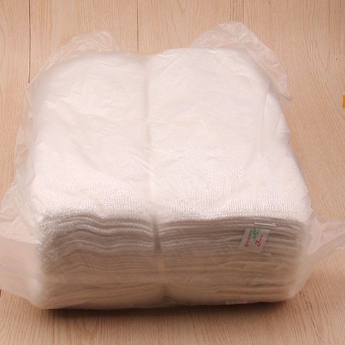 30*26 White Bamboo Fiber Cleaning Cloths - Image 2