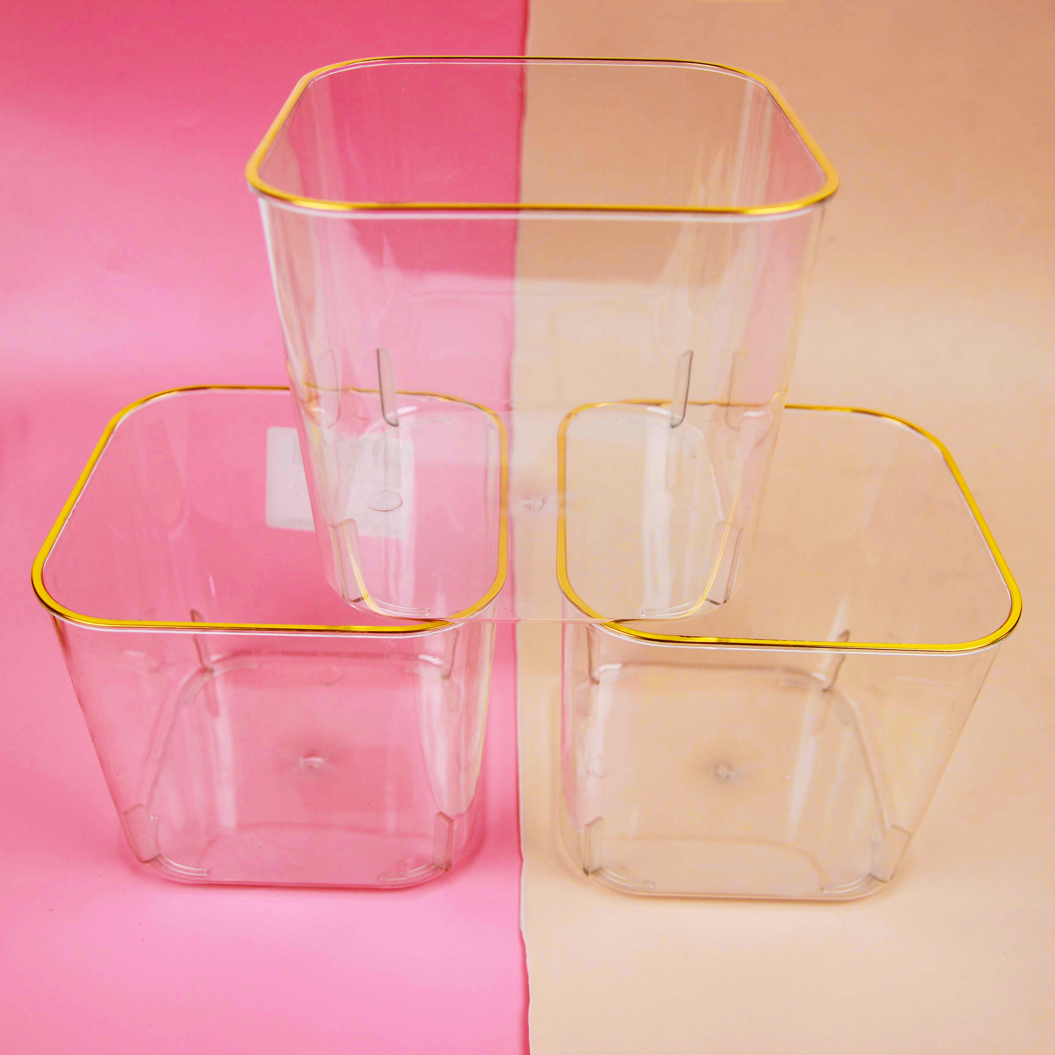 9603 Gold-Rimmed Storage Box