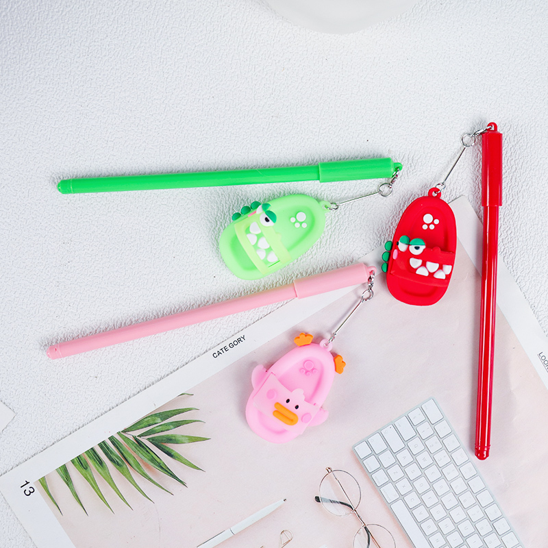Creative Cartoon Character Pvc Pendant Gel Pen - 이미지 3