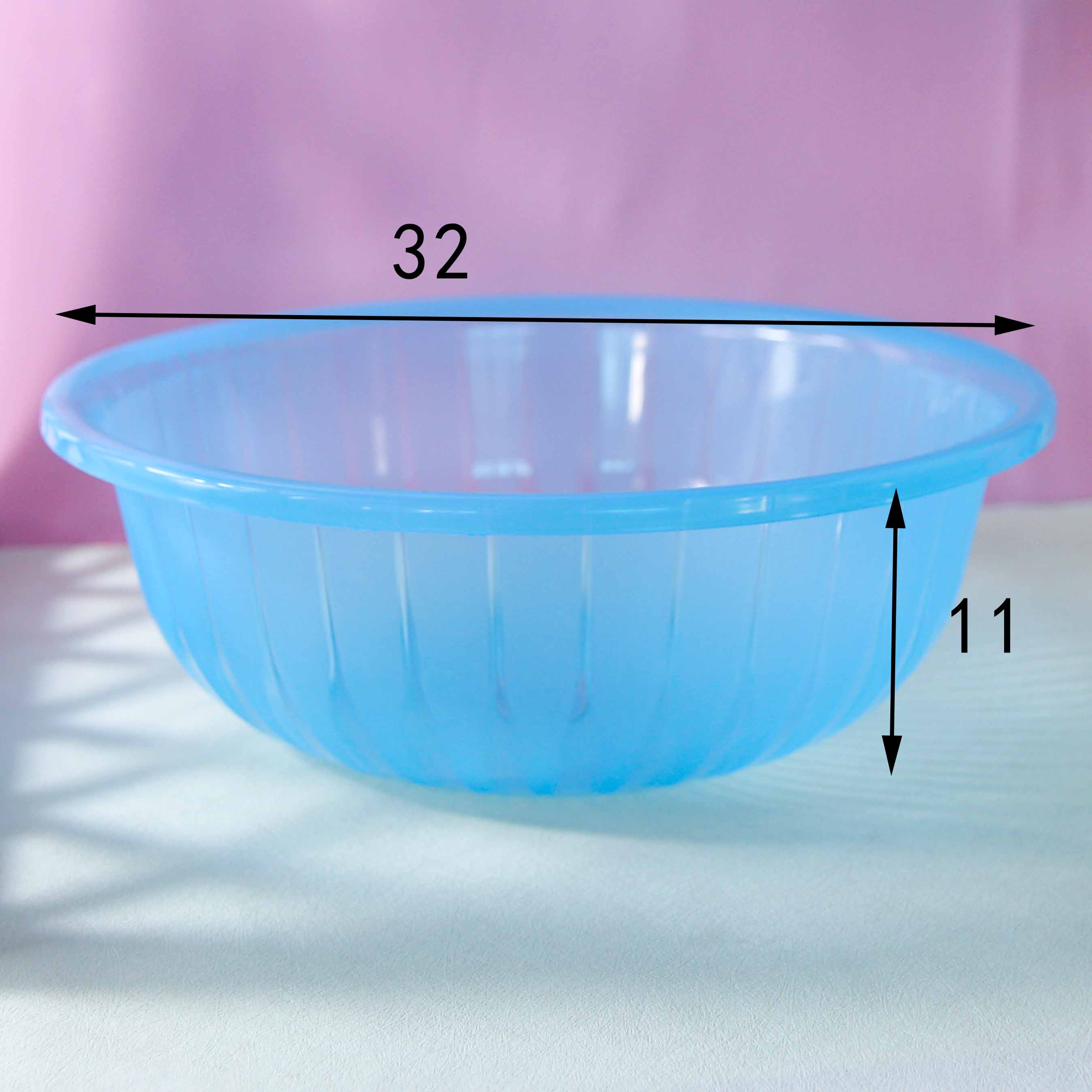 8059 Transparent Frosted Basin