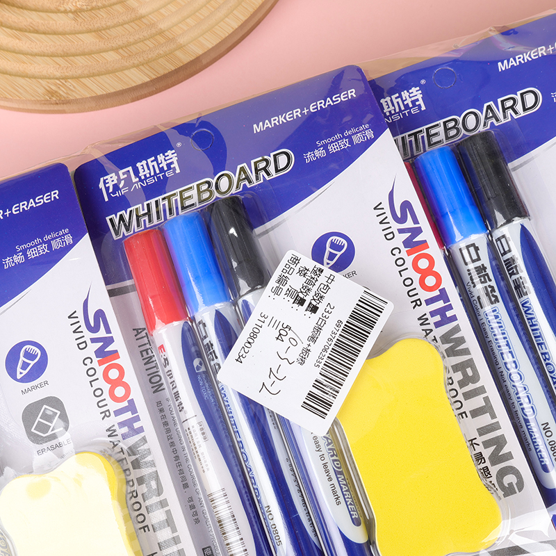 Ivanster 233 whiteboard pen eraser (3 pens)