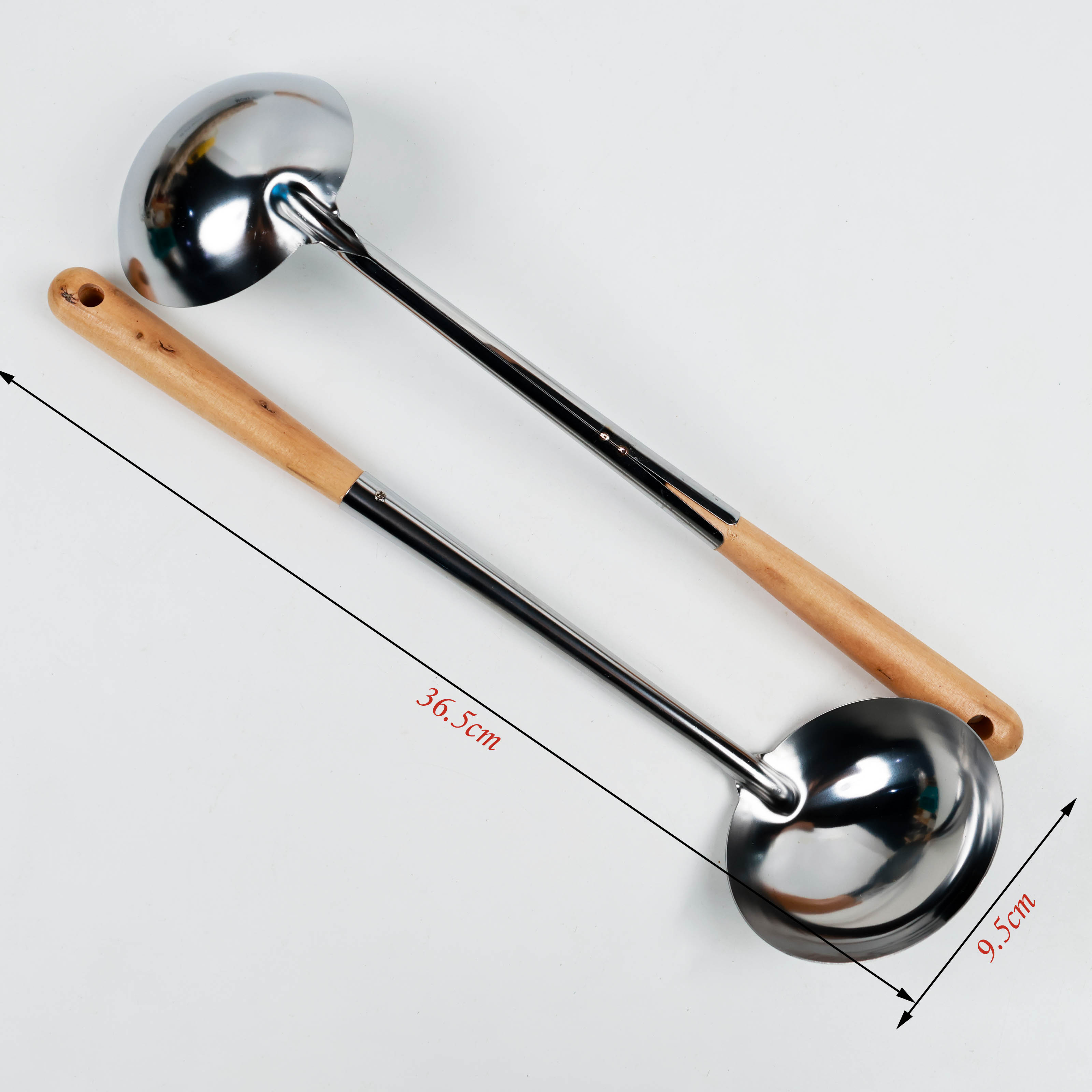 10cm wooden handle spoon