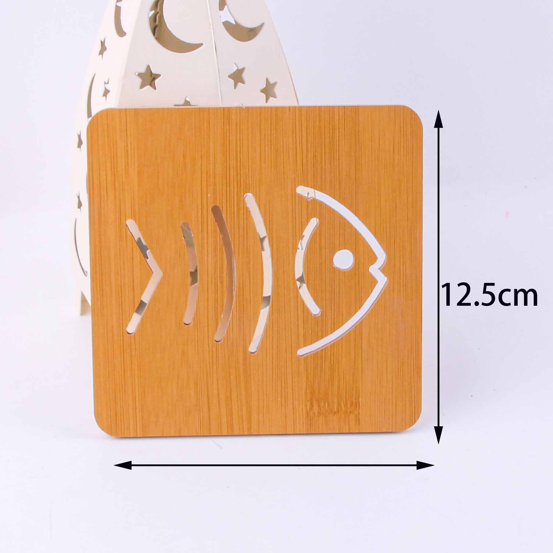 13x13 cm Bamboo Heat Insulation Mat 2-Piece Bag