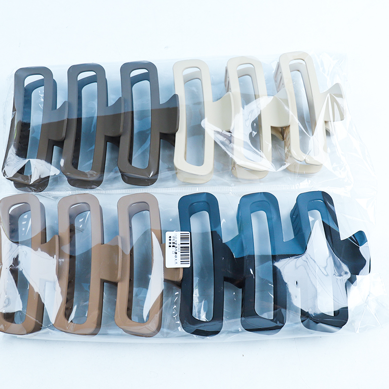 13 cm Milk Tea Matte Large Hair Claw Clip GPPS