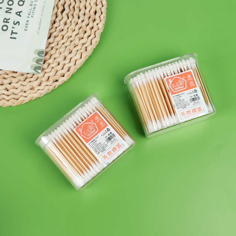 Natural Bamboo Cotton Swabs