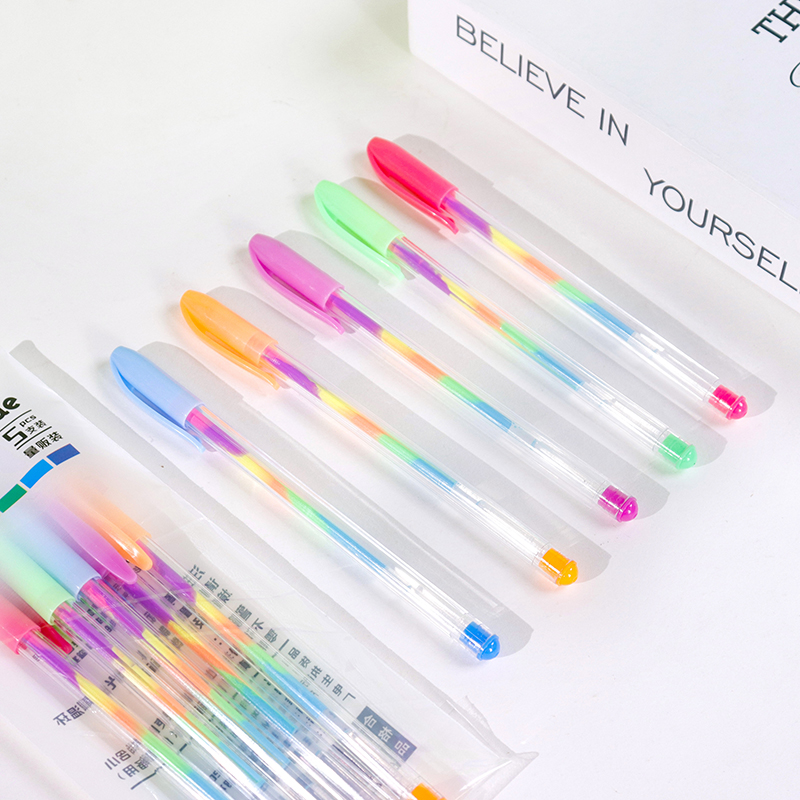 Rainbow Journal Pen 5-Pack