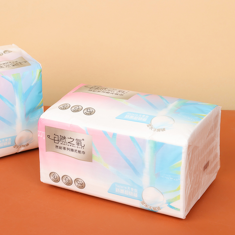 Natural Color Facial Tissue 500 Sheets