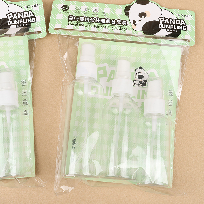 BOS16 Flower Spray 3-Piece Set 100ml 75ml 50ml Plastic