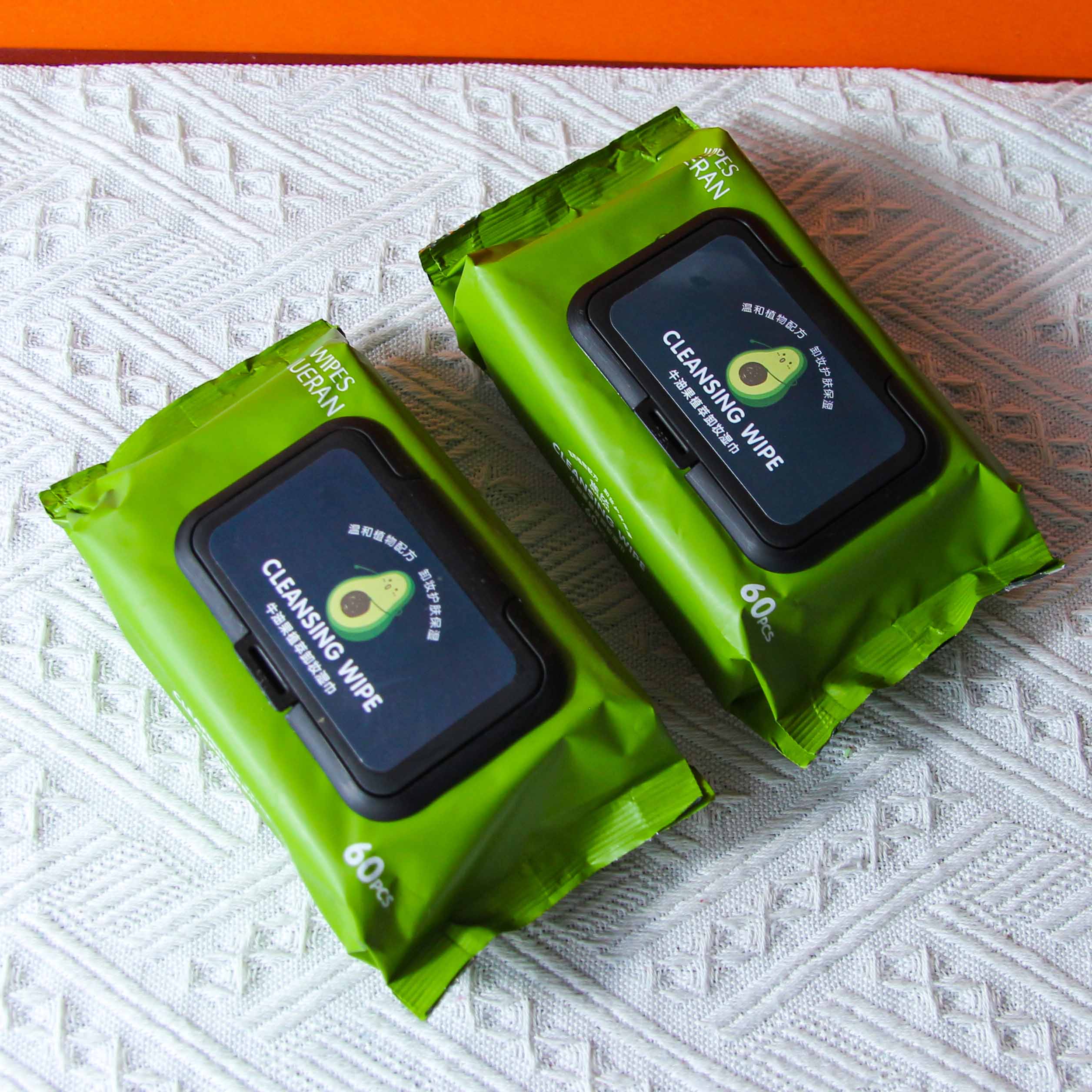 Avocado Wet Wipes 70 Pack with Lid
