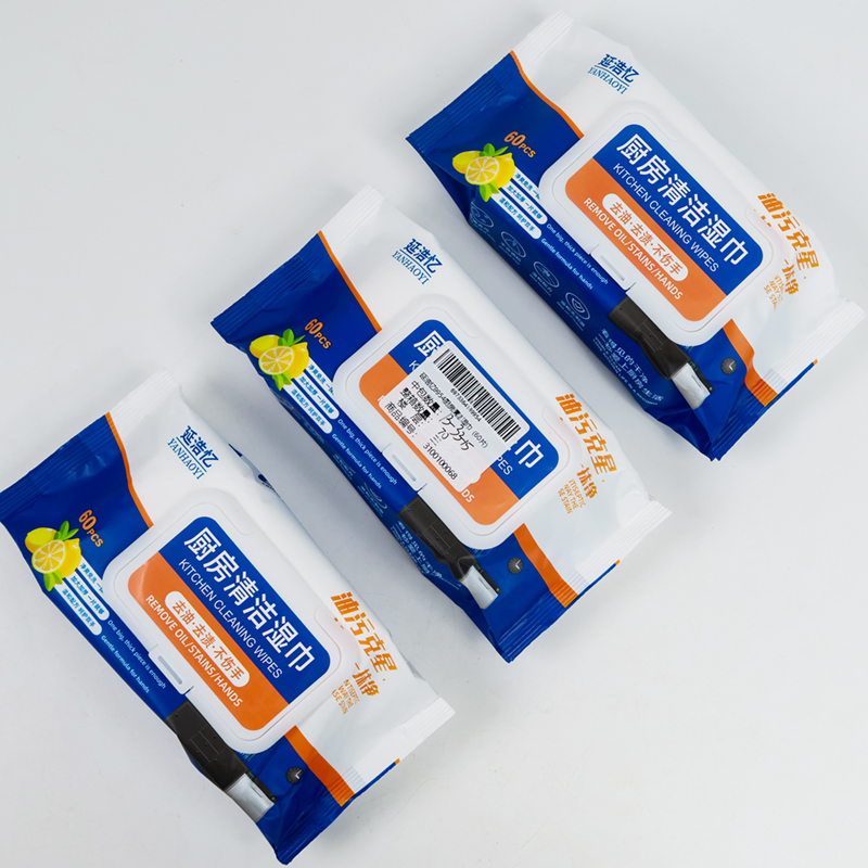 Kitchen Cleaning Wet Wipes 60 Sheets
