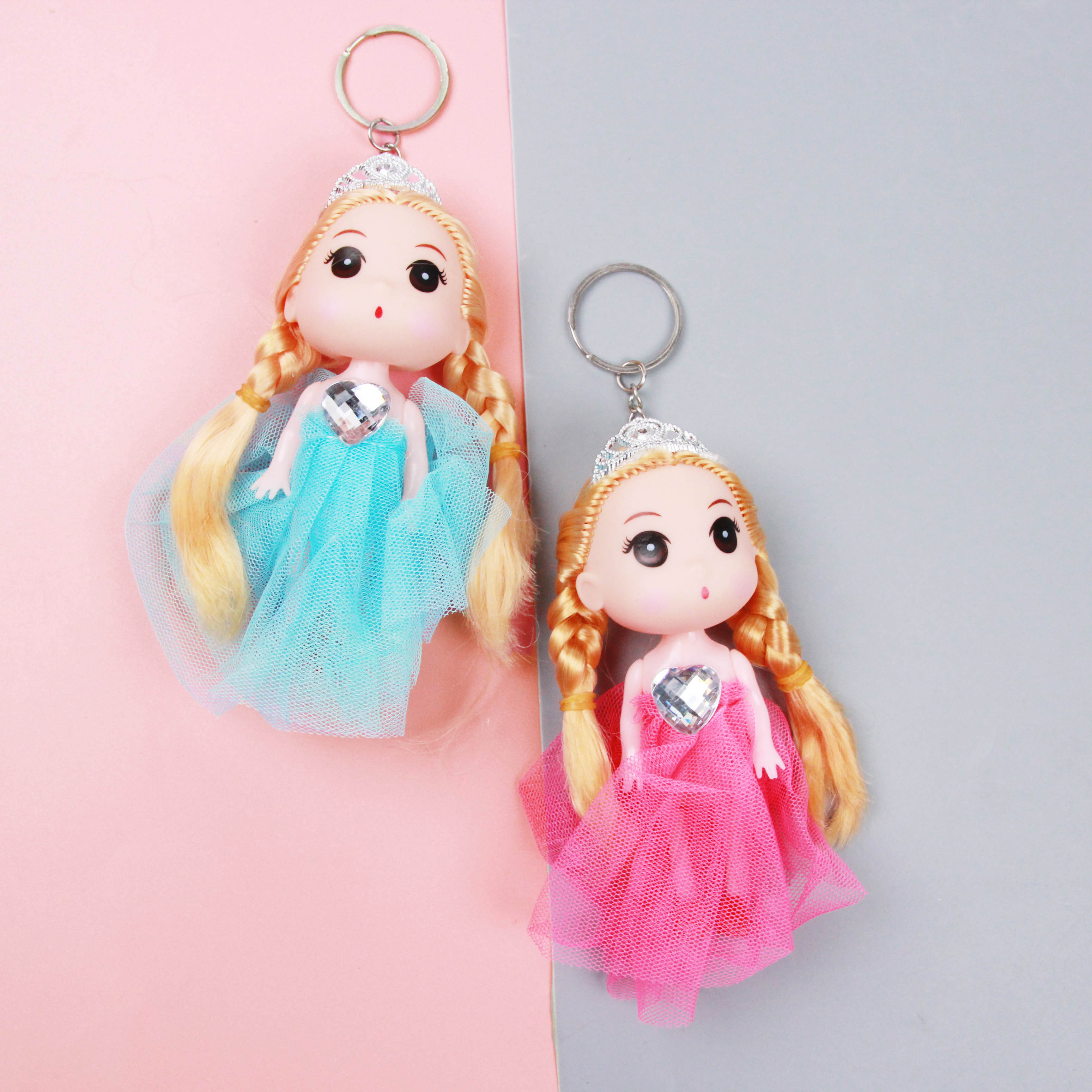 Crown Zircon Doll Bag Charm