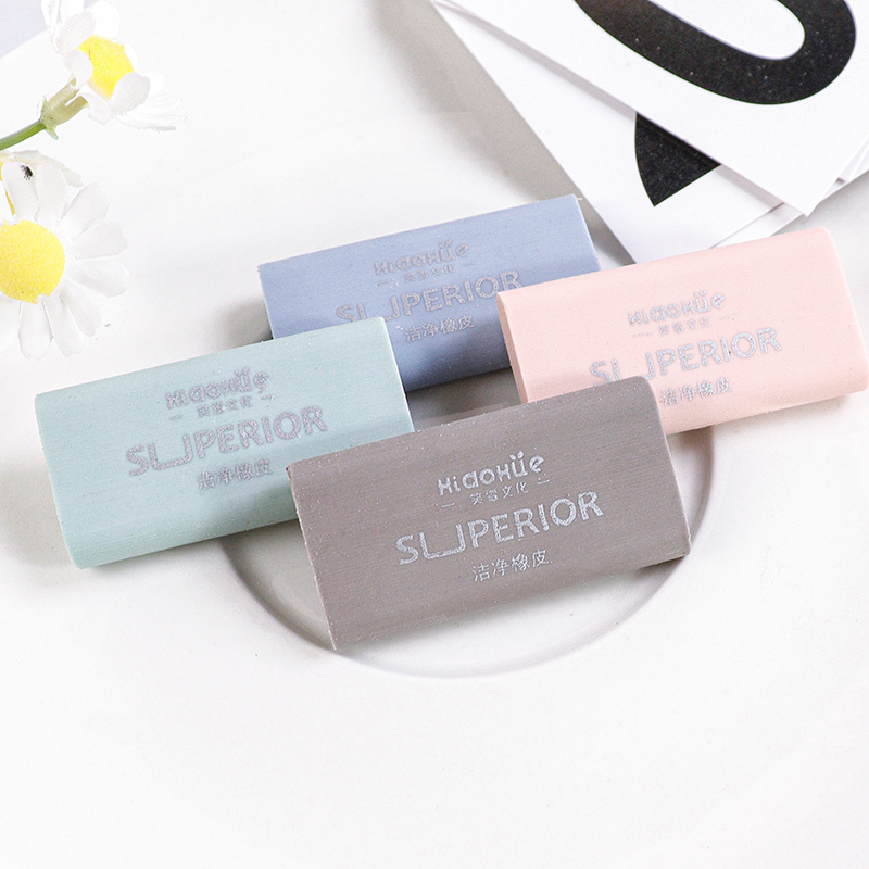6021 Blister Card Color Eraser 4-Piece