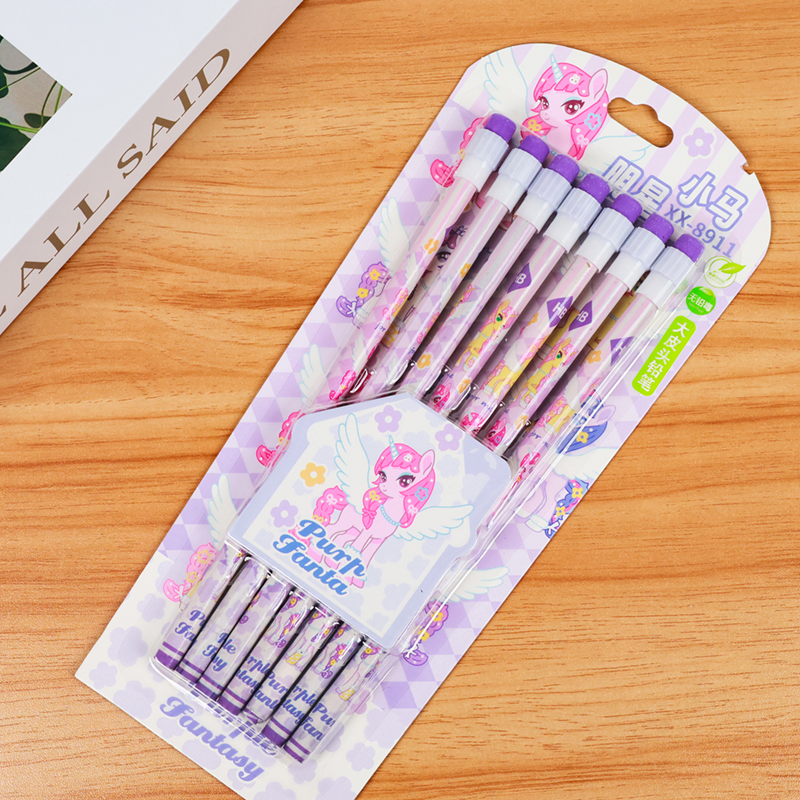 Assorted Pattern Pencil Set 7-Pack