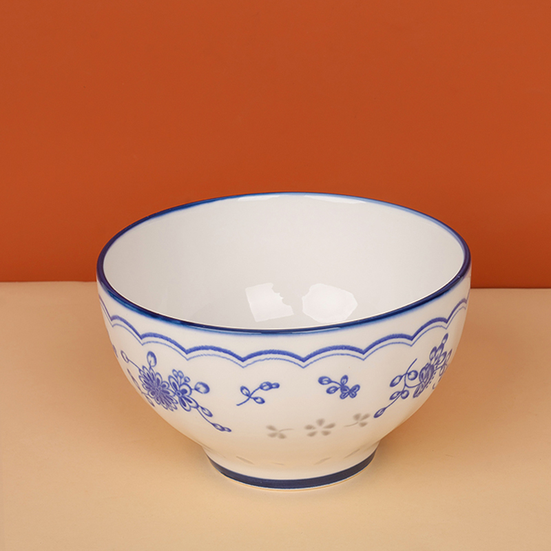 5 inch Blue Butterfly Bowl