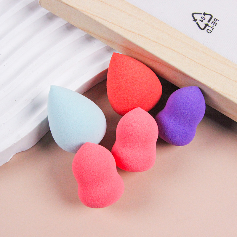 Drop Shape Powder Puff Set 5-Piece