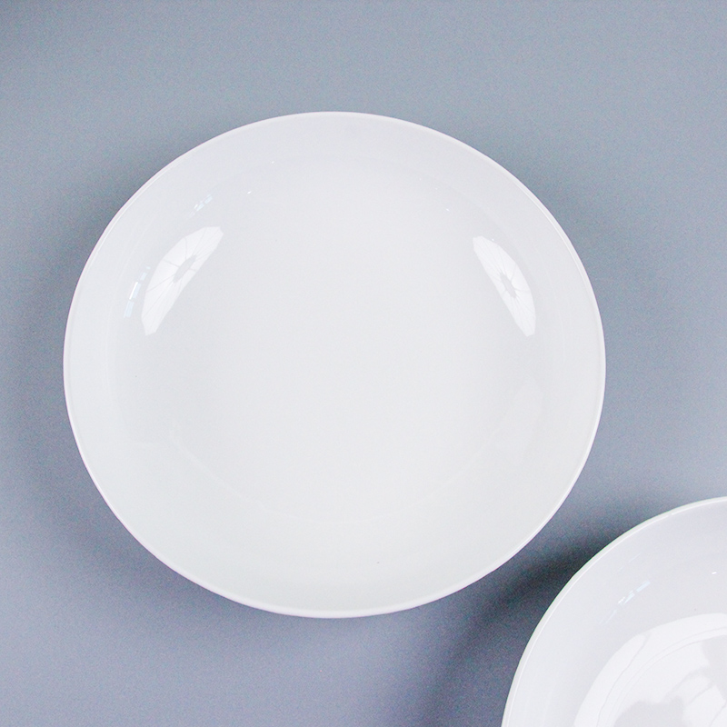 9 Inch White Deep Plate