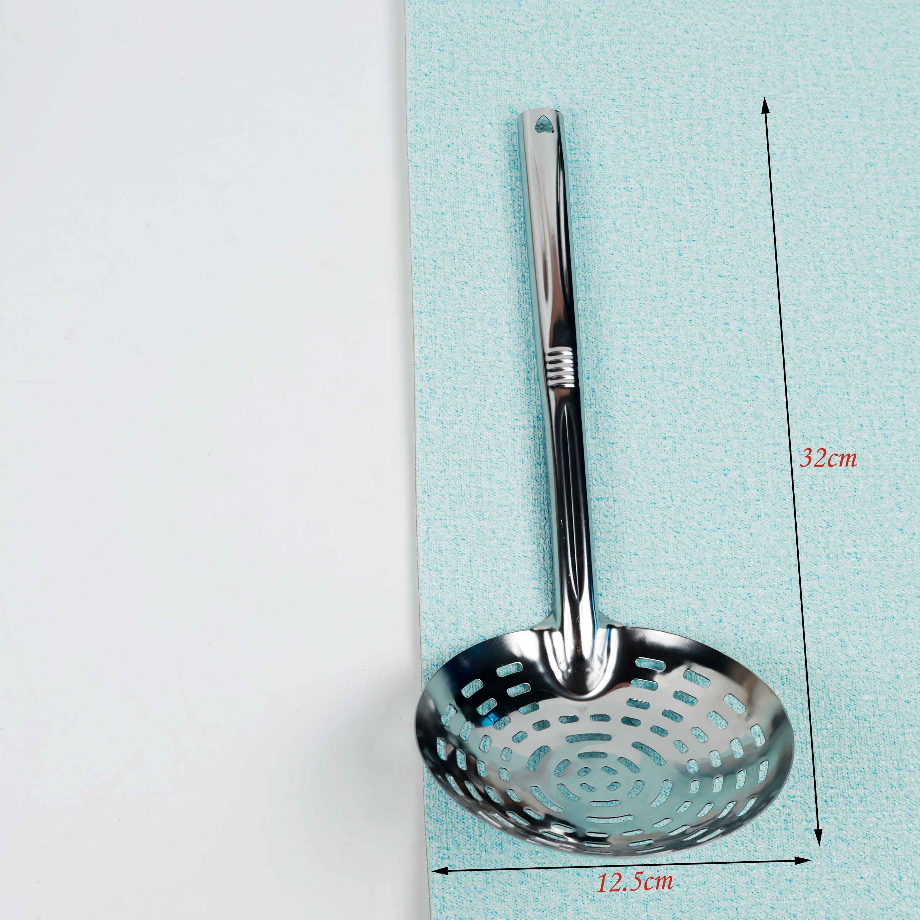 Slotted Spoon with Steel Handle