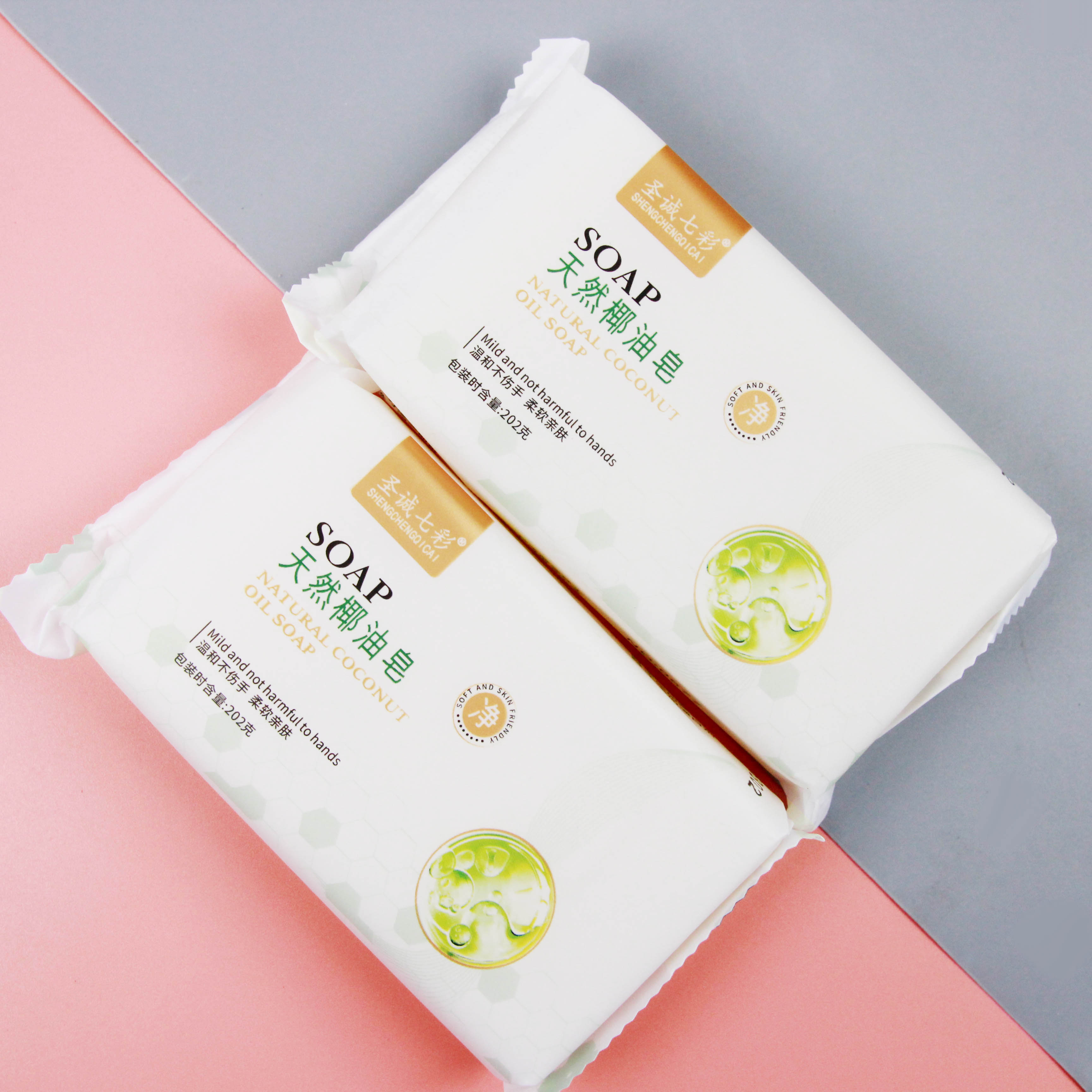 Natural Coconut Oil Bath Soap 202g
