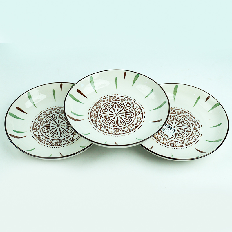 7 Inch Printed Classic Rice Plate