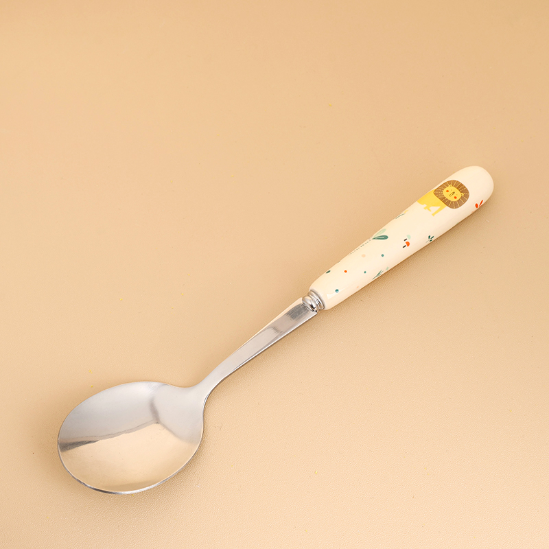 Cartoon Ceramic Round Spoon - No. 2