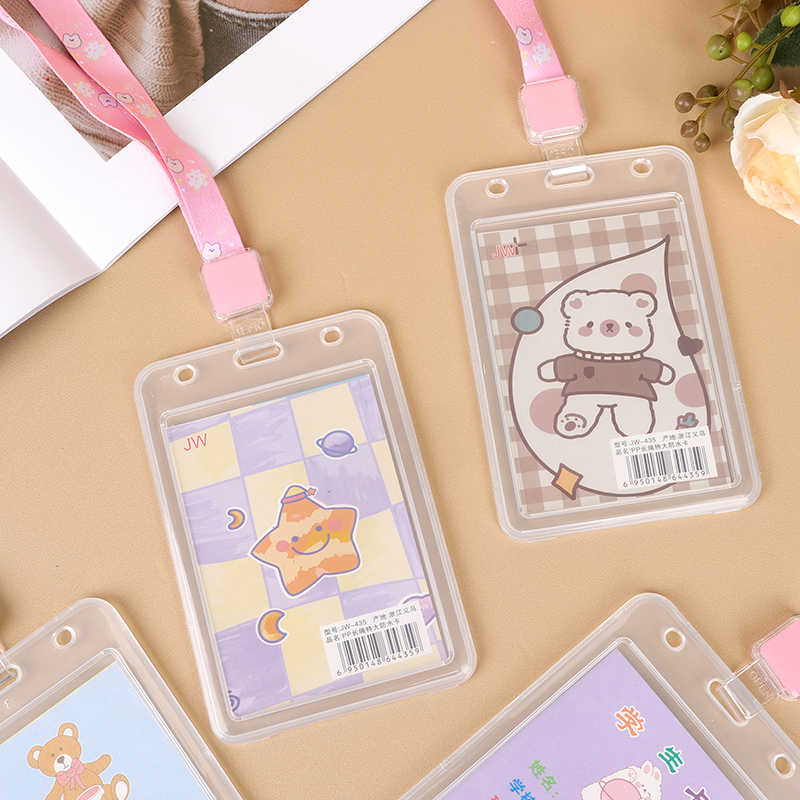 Large Cartoon Crystal Buckle Card Holder (Assorted)