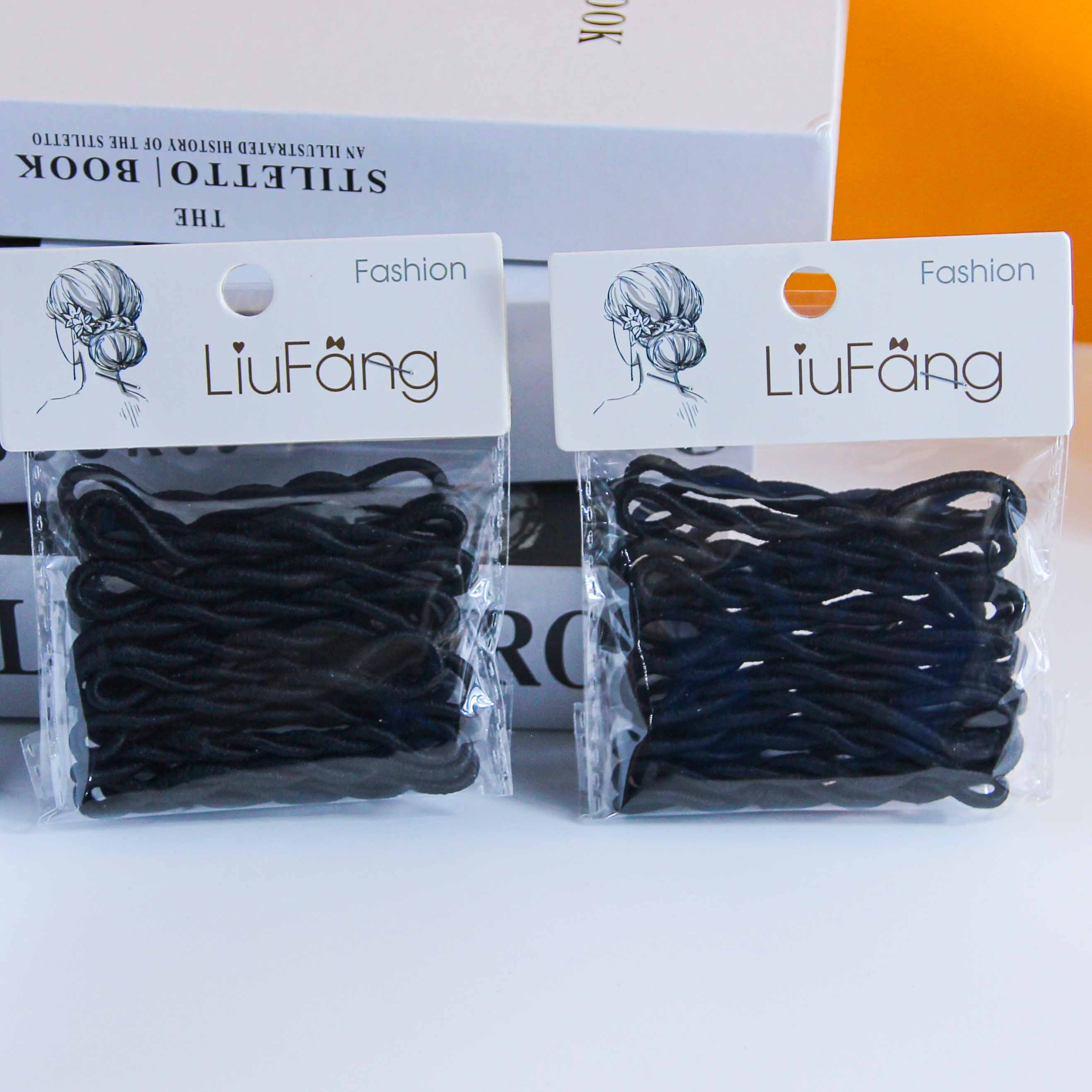 2-in-1 Black Hair Tie