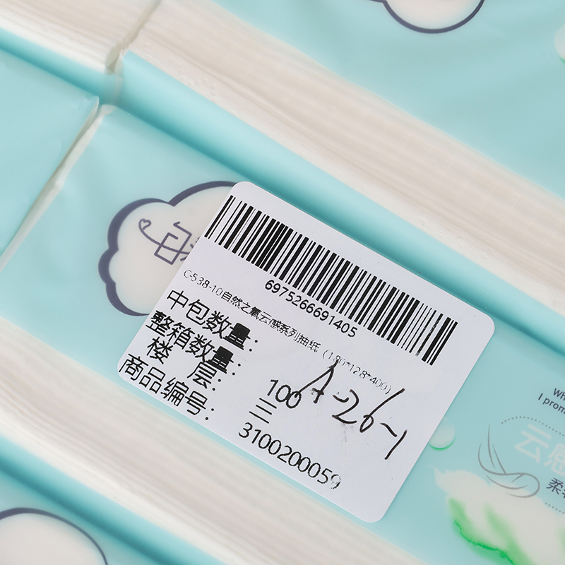 Cloud Series Facial Tissue 400 Sheets