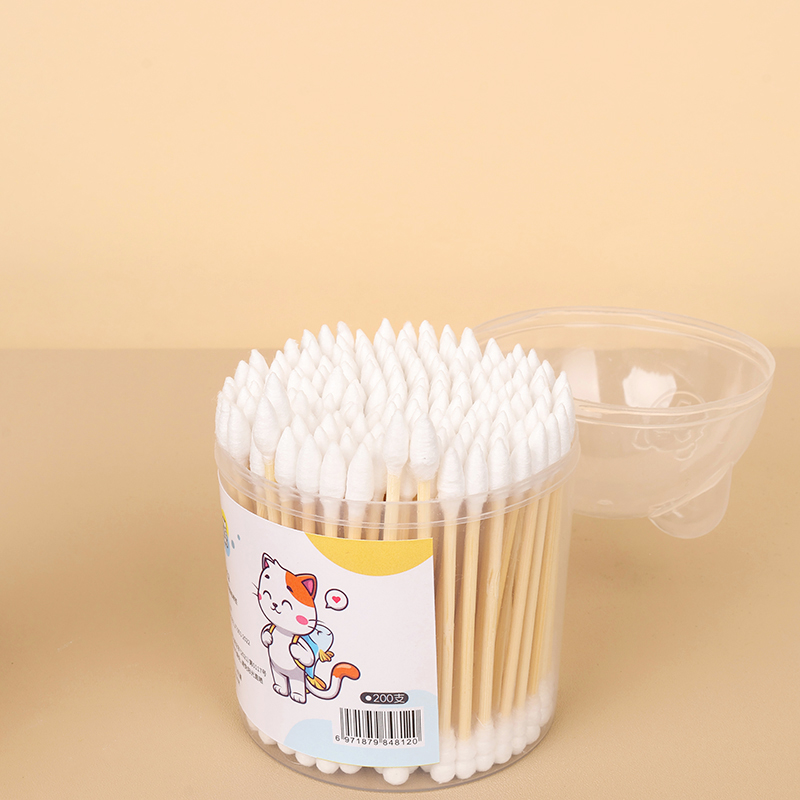 Bear Box Cotton Swabs
