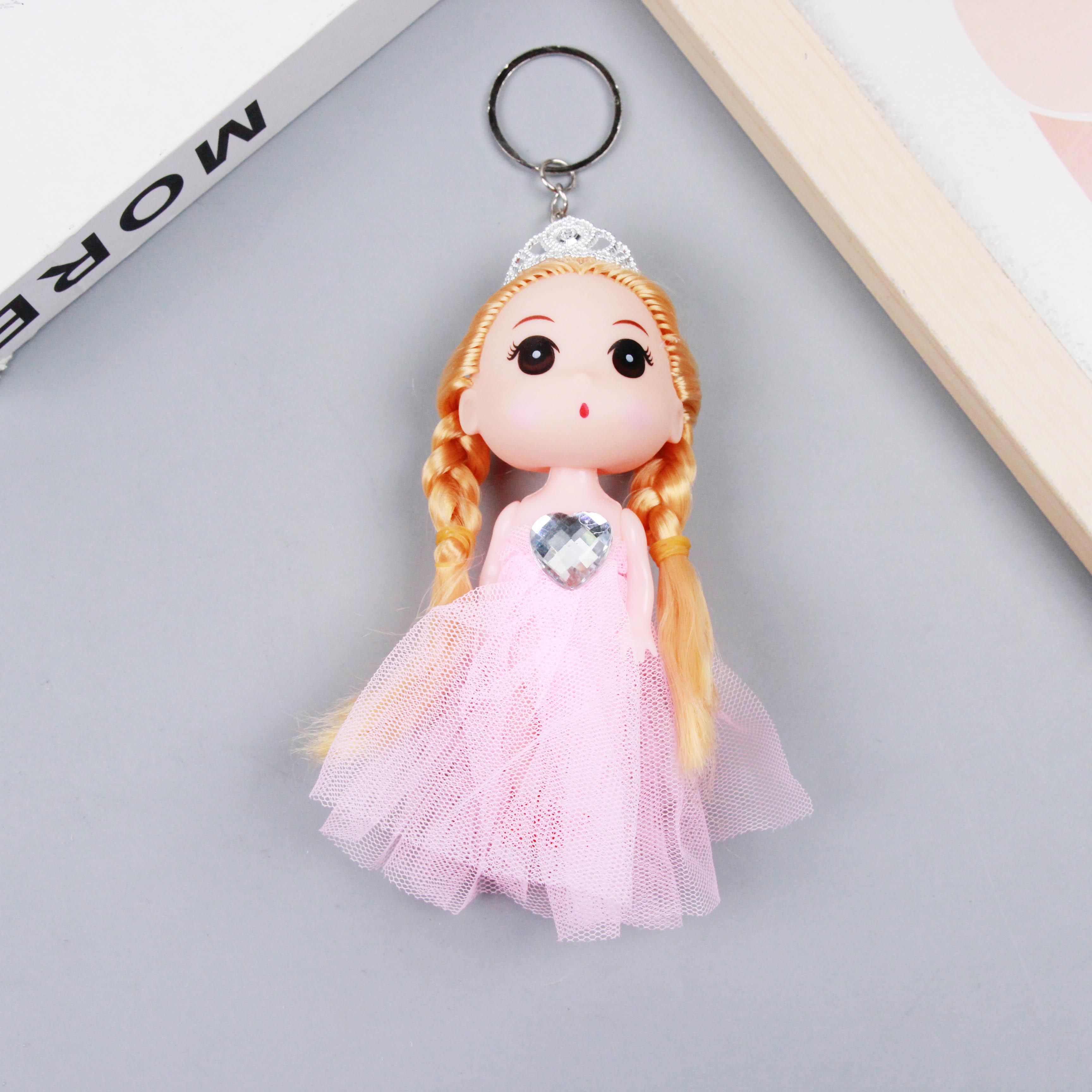 Crown Zircon Doll Bag Charm