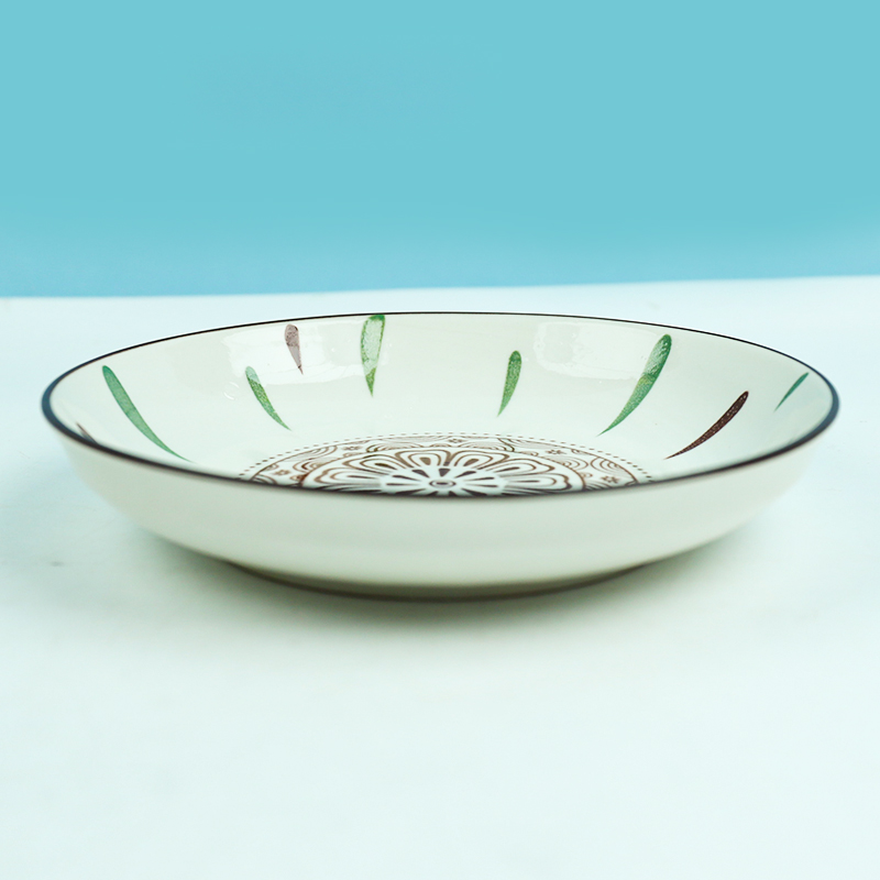 7 Inch Printed Classic Rice Plate