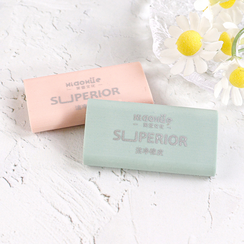 6021 Blister Card Color Eraser 4-Piece