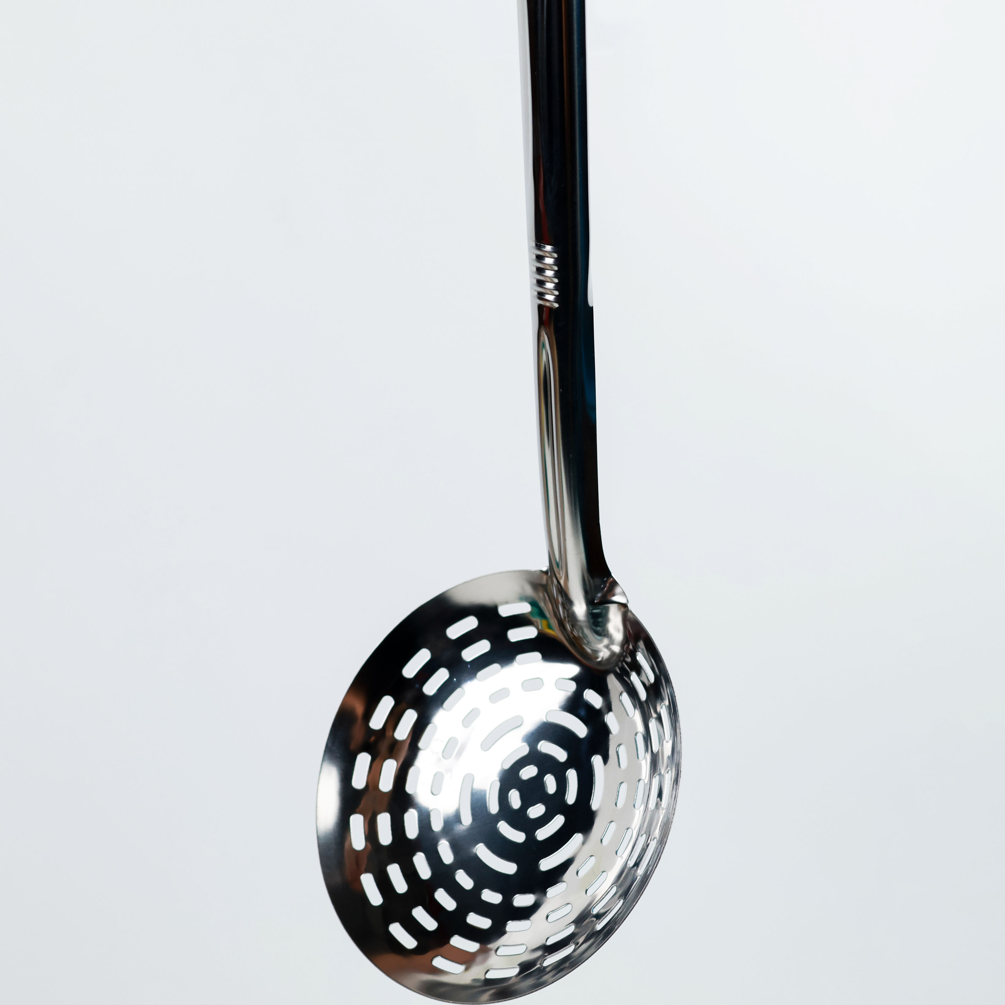 Slotted Spoon with Steel Handle