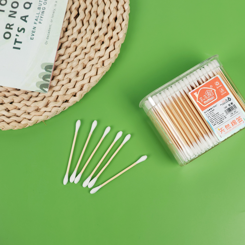 Natural Bamboo Cotton Swabs